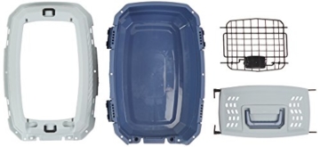 AmazonBasics Transportbox für Haustiere, 2 Türen, 1 Dachöffnung, 48 cm - 10