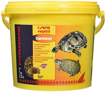 sera 01823 reptil Professional Carnivor 3,8 L(1000g) - Fleisch fressende Reptilien ernähren wie die Profis - 1