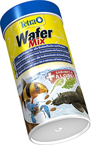 TetraWafer Mix Hauptfutter (in Waferform für alle Bodenfische und Krebse, ausgewogenes Premiumfutter mit Shrimps, Spirulina-Algen für verbessertes Immunsystem), 250 ml Dose - 3