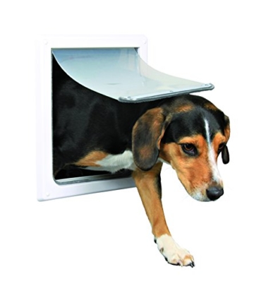 Trixie Pet Products 2-Wege-Tür Hund, Small - Medium, weiß - 1