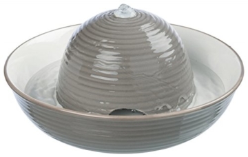 Trixie Trinkbrunnen Keramik, Vital Flow 1,5 l grau/weiß - 1