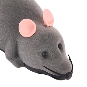 Cisixin Elektrische Drahtlose Fernbedienung Ratte Maus Spielzeug Haustier Katzen Spielzeug Maus für Haustiere, 11,15in - 3