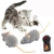 Cisixin Elektrische Drahtlose Fernbedienung Ratte Maus Spielzeug Haustier Katzen Spielzeug Maus für Haustiere, 11,15in - 1