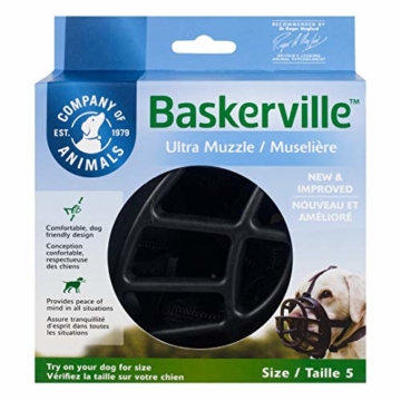 Baskerville Ultra Muzzle,Schwarz,Größe5 - 1