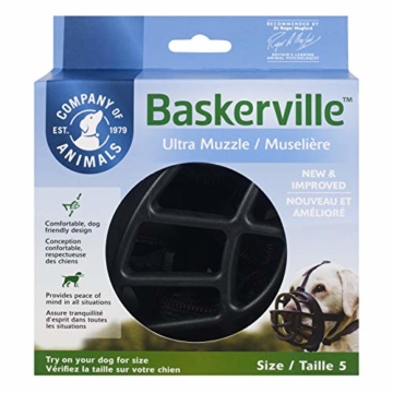 Baskerville Ultra Muzzle,Schwarz,Größe5 - 6