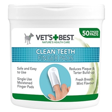 Vet's Best Hunde Zahnreinigungstücher 50 Stück - 1