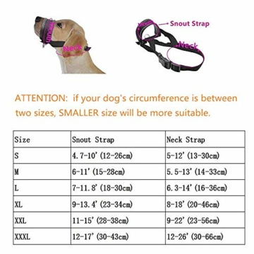 ILEPARK Maulkorb aus Nylon um Hunde vom Beisen, Bellen und Kauen abzuhalten, anpassbare Schlinge (L,Schwarz) - 2