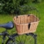 Tigana - Hundefahrradkorb für Gepäckträger aus Weide mit Gitter 44 x 34 cm Eckig Natur (N-S) (mit Kissen) - 3