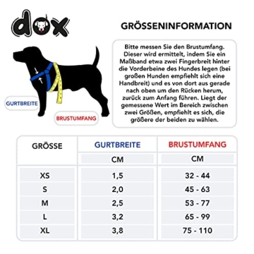 DDOXX Hundegeschirr Air Mesh, Step-In, verstellbar, gepolstert | viele Farben & Größen | für kleine, mittlere & große Hunde | Brust-Geschirr Hund Katze Welpe groß | Katzen-Geschirr klein | Blau, M - 5