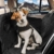 HundeHero ®️ Hundedecke 137x147cm - [1x] Hundedecke Auto Rückbank mit [2X] Befestigung für Haltegriffe - mit Sichtfenster - inkl. Aufbewahrungstasche & Anschnaller - Wasser- & schmutzabweisend - 1