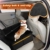 Wimypet Robust Hunde Autositz, Rückbank Vordersitz Hundesitz für Kleine Mittlere Hunde, Wasserdicht Faltbar Autositzbezug mit Sicherheitsgurt - 2