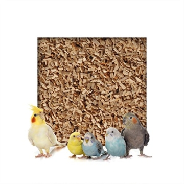 Kieskönig 20kg Buchenholzgranulat Vogelsand Bodengrund Terrariensand Einstreu Terrariumsand Tiereinstreu Körnung Medium 3,0-5,0 mm - 1