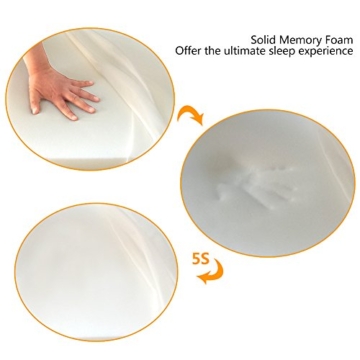 JOYELF Medium Memory Foam Hundebett Orthopädisches Hundebett & Sofa mit abnehmbarem waschbarem Bezug und Quietschspielzeug als Geschenk - 4