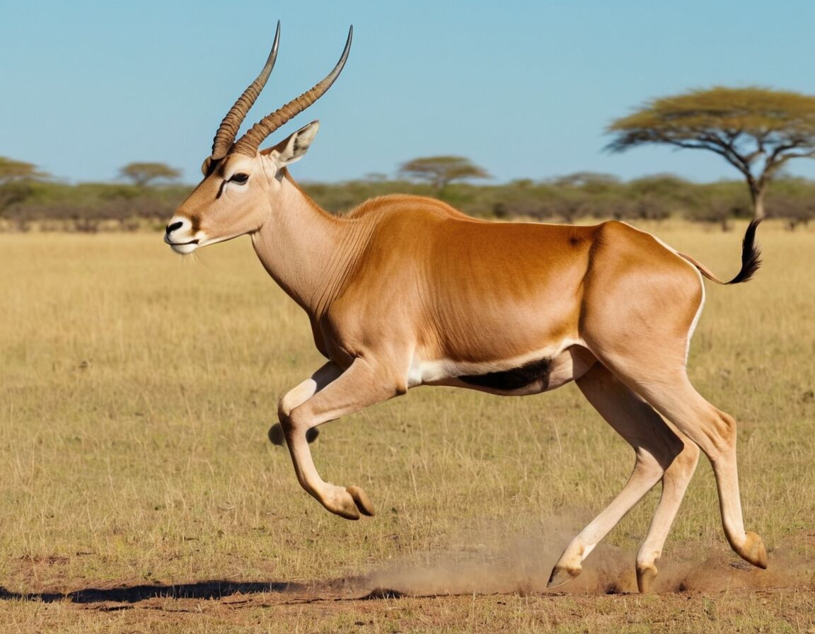 Eland-Antilopen: Schnelligkeit und Ausdauer vereint - Schnellste Tiere an Land » Die schnellsten Tiere der Erde