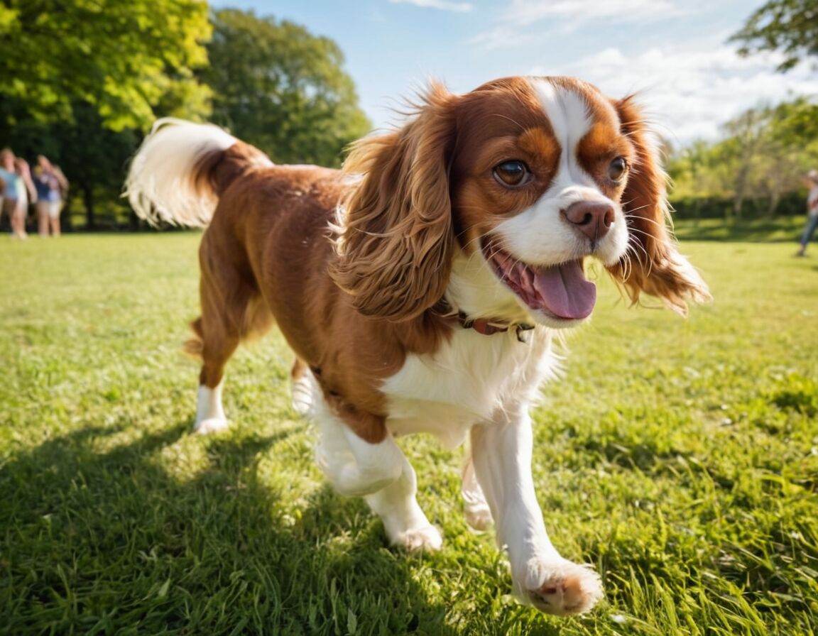 Bewegung und Aktivitätslevel   - Cavalier King Charles Spaniel Größe » Größe und Haltung des Cavalier  