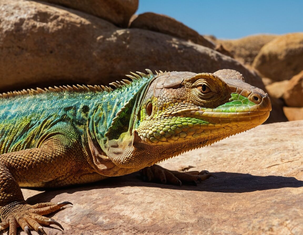 Spezielle Anpassungen der Art - Größte Eidechse der Welt » Die beeindruckendste Eidechse
