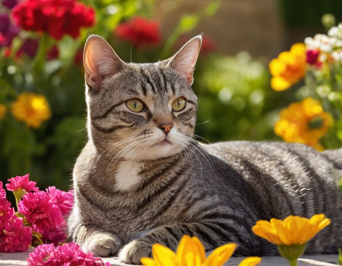 Ernährung und Fütterungshinweise für Katzen - Europäisch Kurzhaar grau getigert » Infos zur grauen Europäischen Kurzhaar