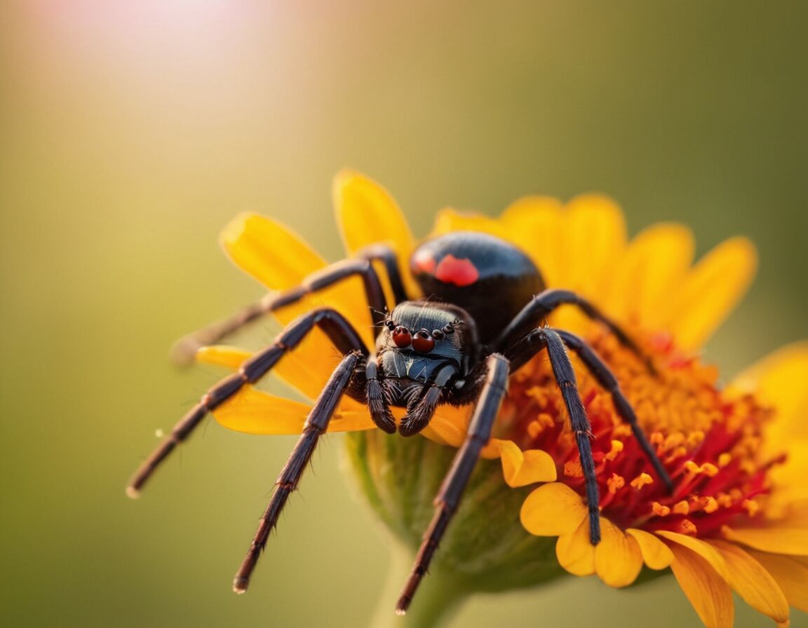 Die schwarze Witwe Spinne » Finde mehr über die schwarze Witwe heraus